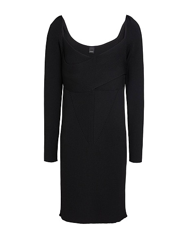 PINKO Vestito corto Nero 64% Viscosa, 36% Poliammide