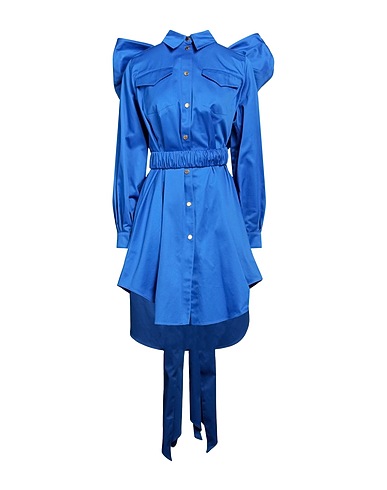 AZ FACTORY Shirt dress Light blue 100% Cotton