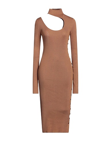PETAR PETROV Midi dress Camel 100% Silk