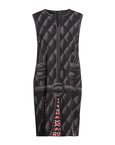BOUTIQUE MOSCHINO Kleid für das Büro Schwarz 90% Polyester, 10% Elastan