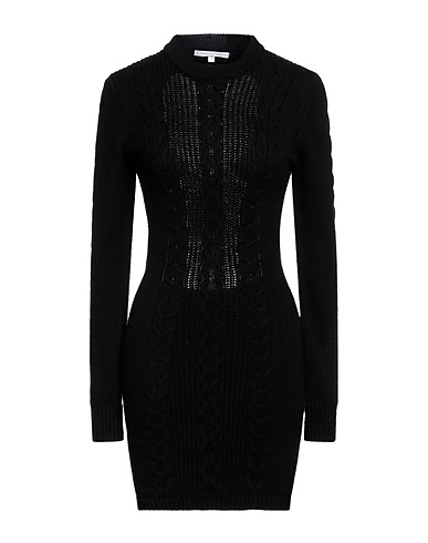 PATRIZIA PEPE Sheath dress Black 52% Viscose, 28% Polyester, 20% Polyamide