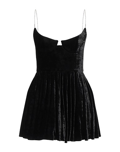 MAGDA BUTRYM Short dress Black 75% Viscose, 20% Nylon, 5% Elastane