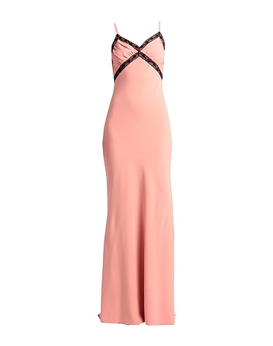 MOSCHINO Vestito lungo Cipria 72% Acetato, 27% Rayon, 1% Altre Fibre