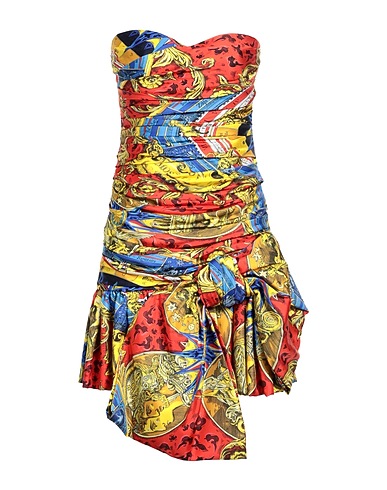 MOSCHINO Short dress Red 100% Silk