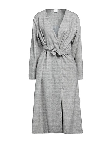 ELEVENTY Midi dress Grey 91% Wool, 6% Cashmere, 1% Elastane, 1% Polyamide, 1% Polyester