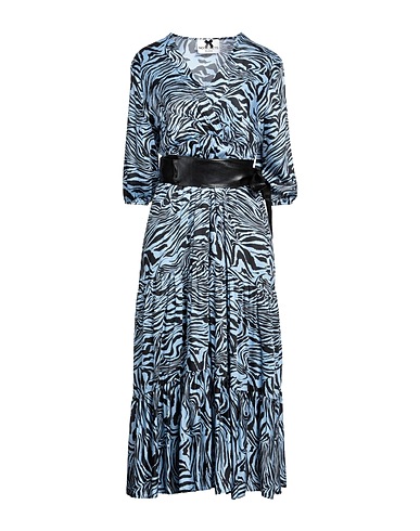 NO SECRETS Midi dress Sky blue 100% Viscose