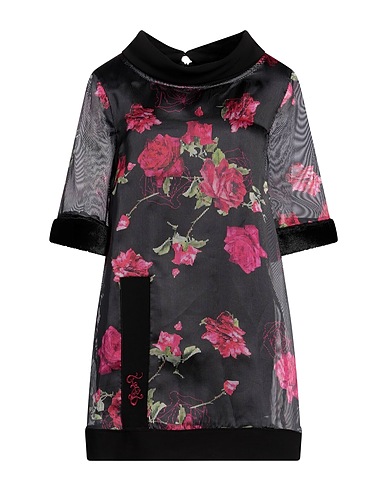 ELISA CAVALETTI by DANIELA DALLAVALLE Short dress Black 63% Polyester, 32% Rayon, 5% Elastane, Viscose