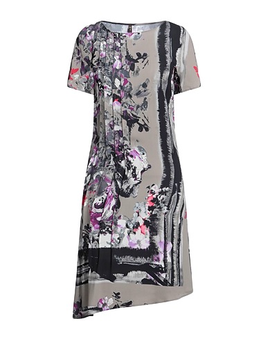 MANILA GRACE Vestito estivo Grigio 100% Viscosa