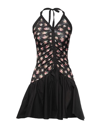 BLUGIRL Short dress Black 92% Polyester, 8% Elastane, Cotton