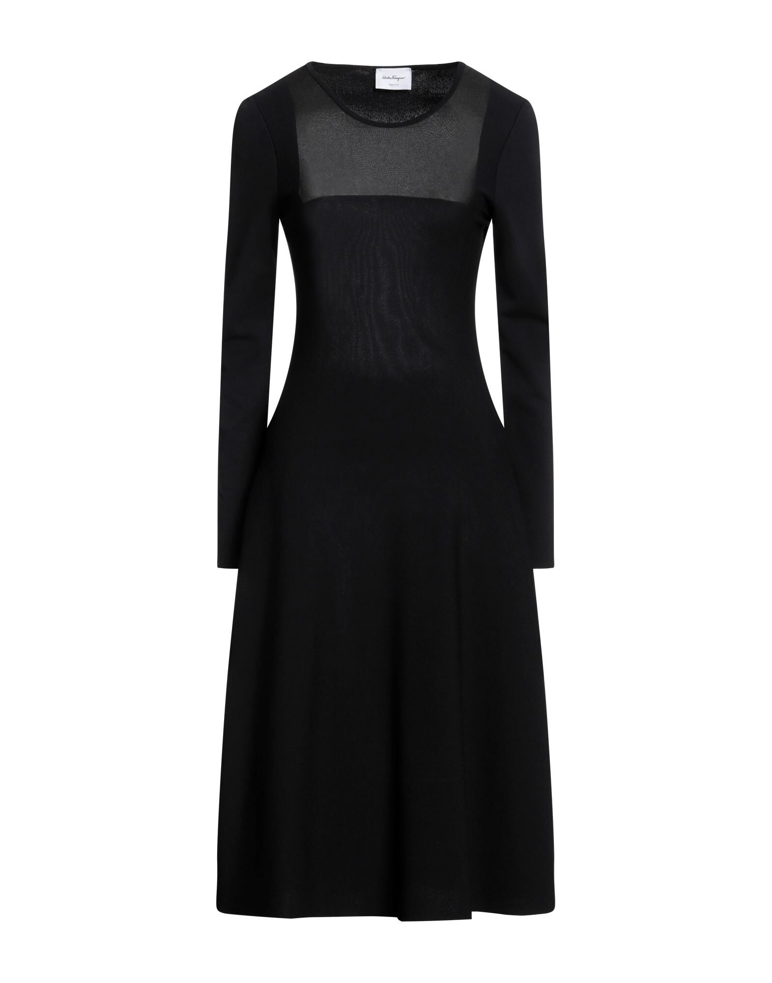 FERRAGAMO FERRAGAMO Dresses | Black Women's Midi Dress | YOOX