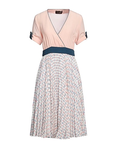 TRUSSARDI Midi-Kleid Rosa 100% Seide, Acetat, Viskose