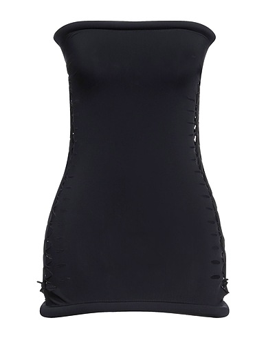 LESLIE AMON Short dress Black 80% Polyamide, 20% Elastane
