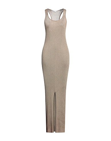 STELLA McCARTNEY Langes Kleid 77% Viskose, 23% Metall