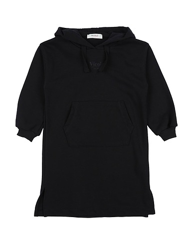 VICOLO Dress Black 65% Cotton, 35% Polyester