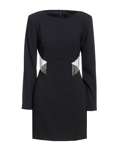 SIMONA CORSELLINI Sheath dress EDIZIONE LIMITATA Black 100% Polyester