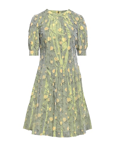 MOSCHINO Short dress Light green 52% Acetate, 48% Polyester