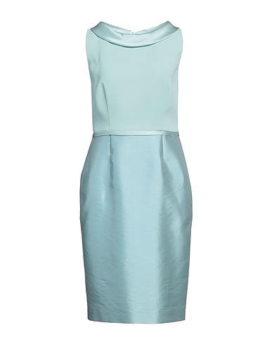 B.19 Milano Short dress Light green 79% Acetate, 21% Viscose, Silk, Polyester