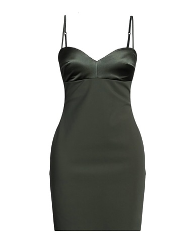 CHIARA BONI LA PETITE ROBE Short dress Military green 72% Polyamide, 28% Elastane