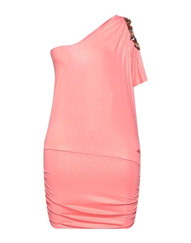 MET JEANS Vestito corto Rosa 90% Viscosa, 10% Elastan