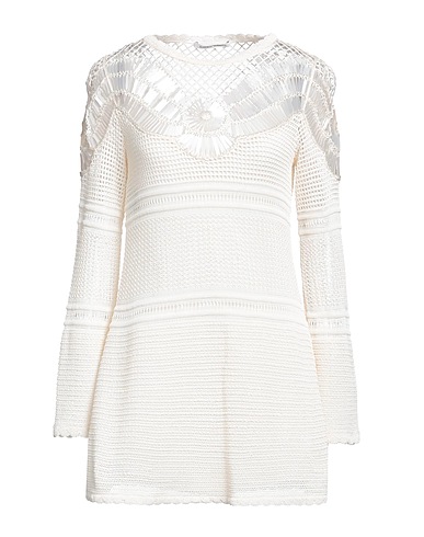 ALBERTA FERRETTI Short dress White 100% Polyester