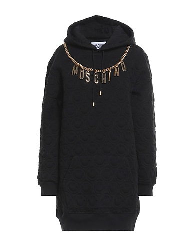 MOSCHINO Kurzes Kleid Schwarz 100% Baumwolle