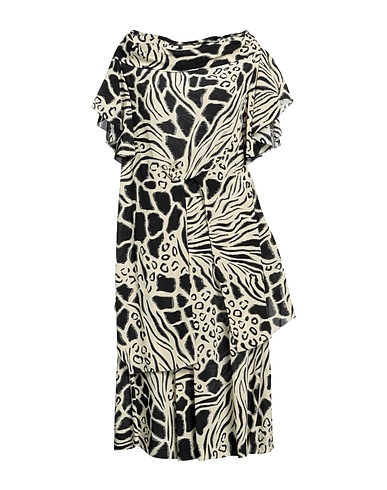 ALBERTA FERRETTI Midi dress Beige 100% Silk