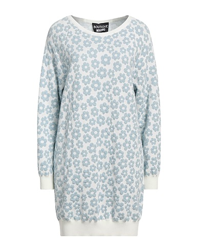 BOUTIQUE MOSCHINO Office dress White 65% Viscose, 35% Polyamide, Polyester