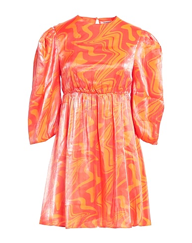 GLAMOROUS Short dress Orange 100% Polyester