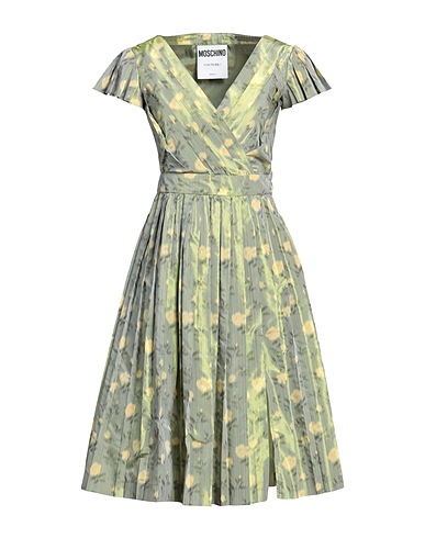 MOSCHINO Short dress Military green 52% Acetate, 48% Polyester