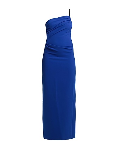 BOUTIQUE MOSCHINO Long dress Blue 90% Polyester, 10% Elastane
