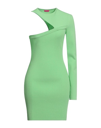GAUGE81 Vestito corto Verde chiaro 83% Rayon, 17% Meryl® Elitè