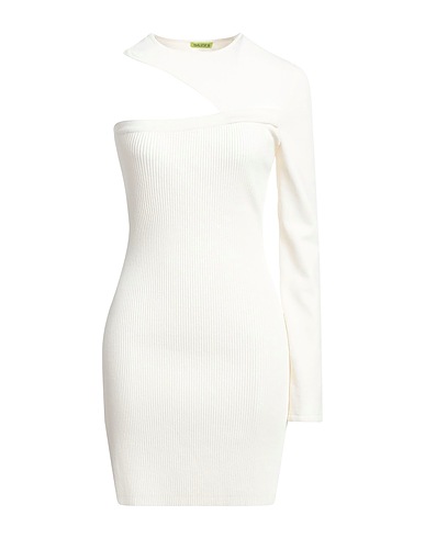 GAUGE81 Kurzes Kleid Weiß 83% Rayon, 17% Auslese