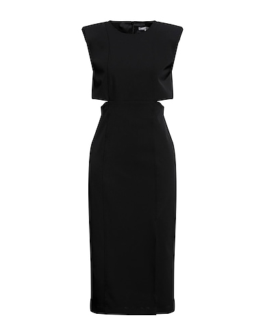 PATRIZIA PEPE Elegant dress Black 89% Polyester, 11% Elastane
