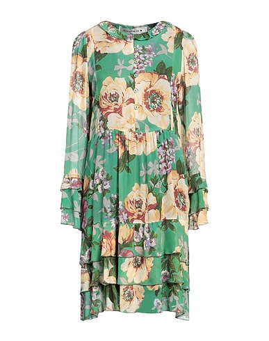 SHIRTAPORTER Shirt dress Green 100% Viscose