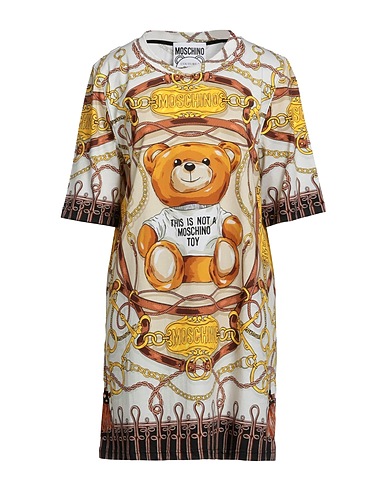 MOSCHINO Short dress Ivory 100% Cotton