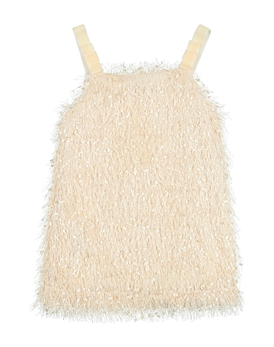 MONNALISA Dress Beige 100% Polyester
