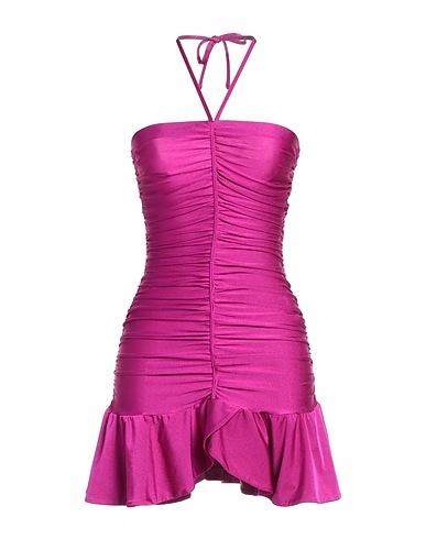 DONDUP Short dress Mauve 82% Polyamide, 18% Elastane