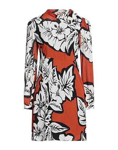 TWINSET Office dress Rust 100% Viscose