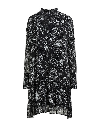 8PM Shirt dress Black 100% Viscose