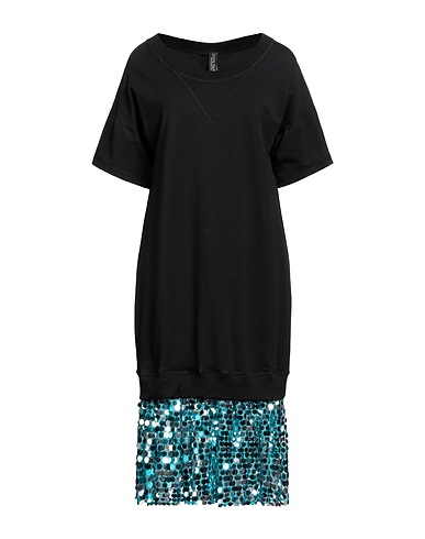 NORA BARTH Robe mi-longue Noir 100% Polyamide, Coton