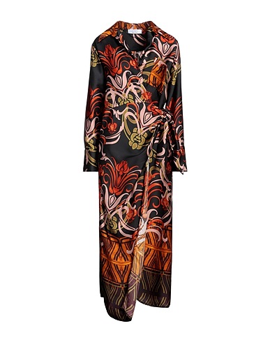 KAOS Long dress Black 100% Polyester