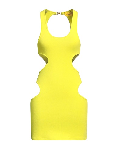 DUNDAS Minivestido Verde lima 83% Viscosa, 17% Poliéster