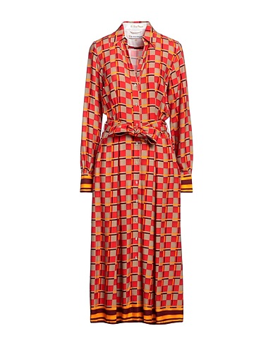 LE SARTE PETTEGOLE Midi dress Red 100% Viscose