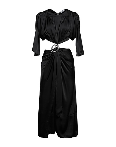 RABANNE Midi dress Black 100% Polyester