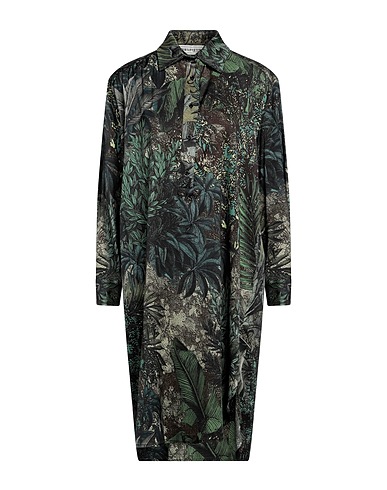 SHIRTAPORTER シュミーズドレス グリーン レーヨン 97% / ポリウレタン 3%
