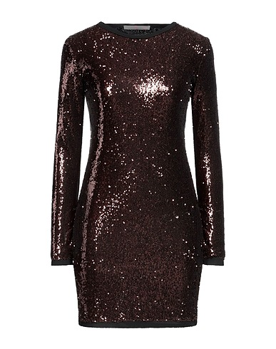 19.70 NINETEEN SEVENTY Short dress Bronze 100% Polyamide