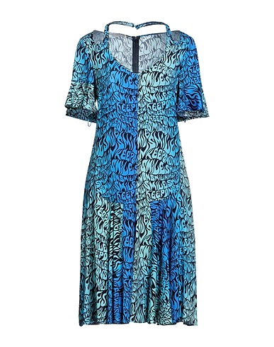 STELLA McCARTNEY Short dress Azure 95% Viscose, 5% Elastane