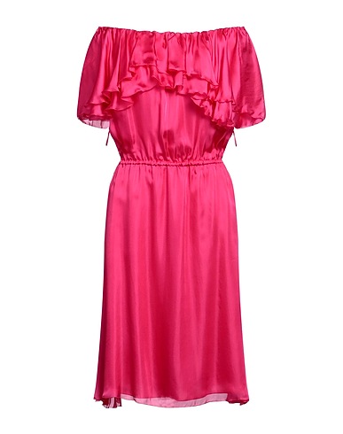 BLUMARINE Vestito in Seta Fucsia 100% Seta