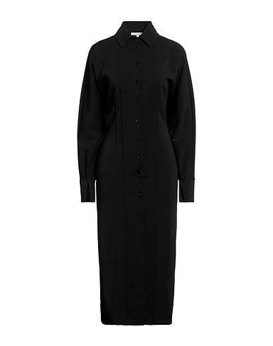 PATRIZIA PEPE Midi dress Black 97% Polyester, 3% Elastane