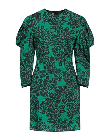 PHILOSOPHY di LORENZO SERAFINI Sheath dress Green 100% Cotton